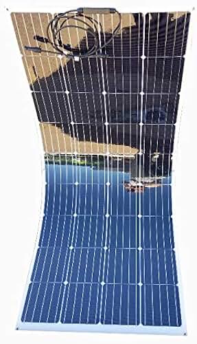 150W Flexible Mono-crystalline Solar Panel 18V 12V Lightweight Flexible with MC4 Connector Charging for Batteries, RV's, Boat, Car, etc.