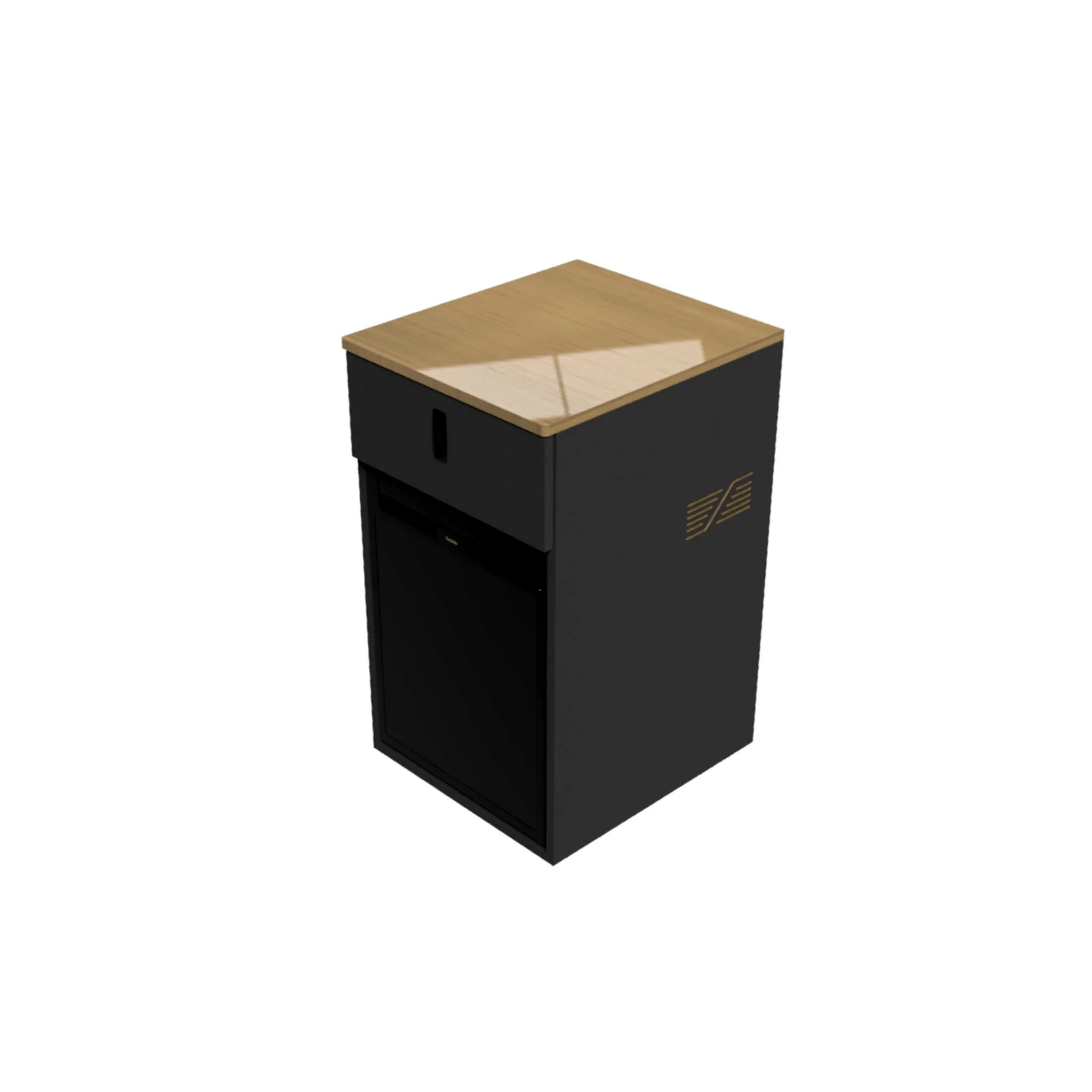 Universal Stealth Kitchen Refrigerator Cabinet