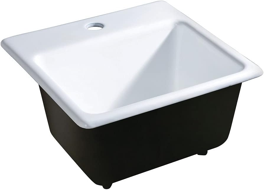 Kingston Brass GCKTS15158 Towne Drop-in Kitchen Sink, 15