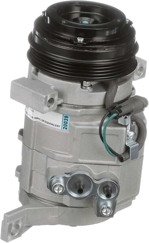 Delphi CS20039 New Air Conditioning Compressor, Grey/Black