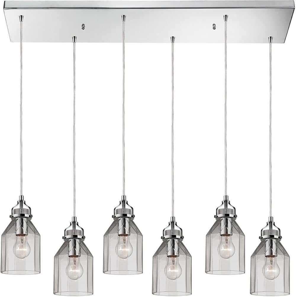 46019/6RC Danica Collection 6 Light Chandelier, 30