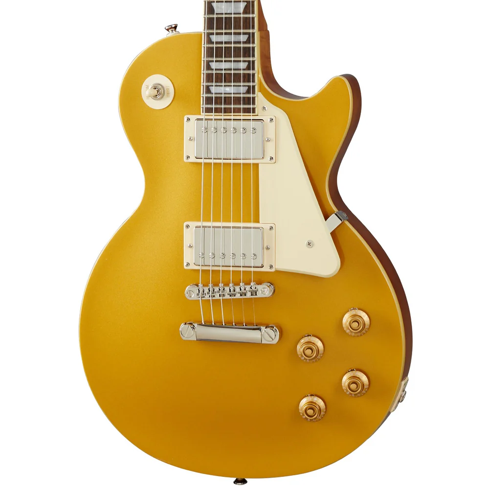 Epiphone Les Paul Standard 50’s Electric Guitar in Metallic Gold Epiphone Les Paul Standard 50’s Electric Guitar in Metallic Gold