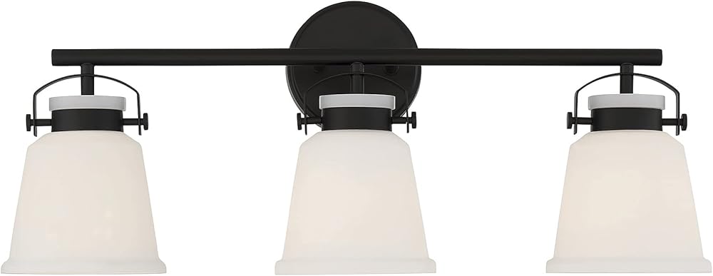 Savoy House 8-1627-3-BK Kaden 3-Light Bathroom Vanity Light in Matte Black (26