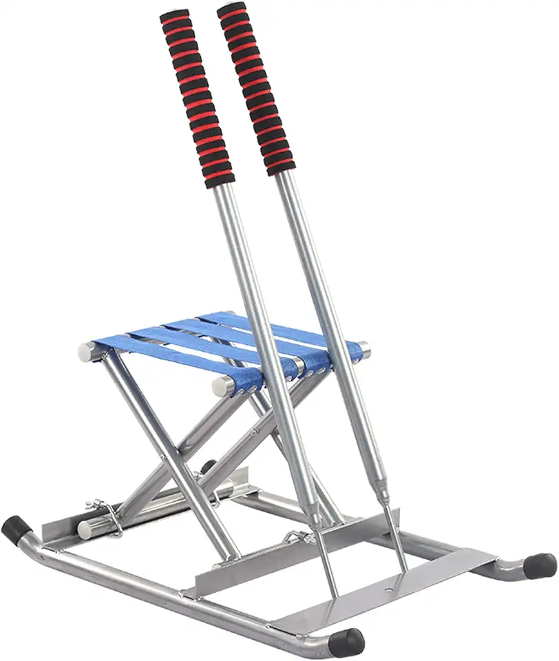 FACAI Ice Car Outdoor Skating Car Adult Ice Sledge Children Sleigh Ice Entertainment Items With Seat Vintage Skating Car,A