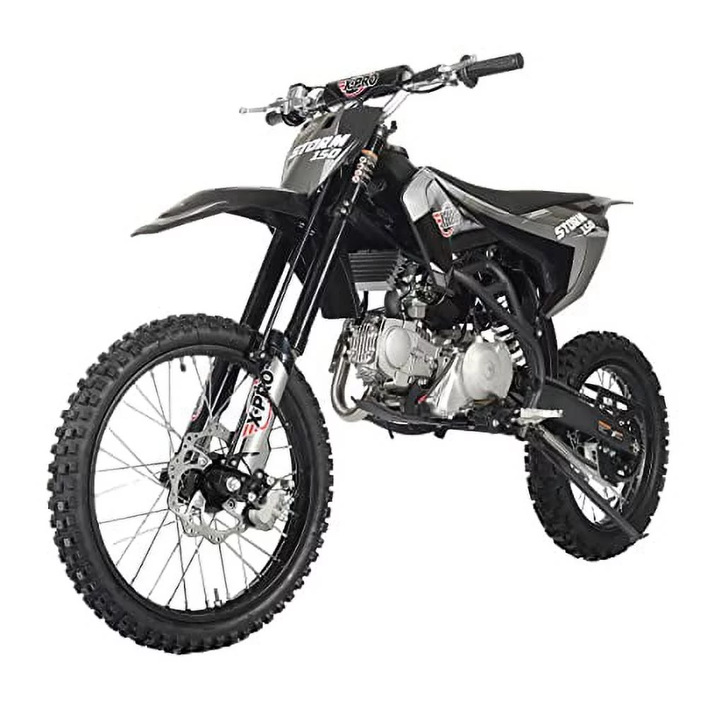 X-Pro Brand New 150cc Gas Pit Dirt Bike, 4 Manual Transmission Electric/Kick Start 19