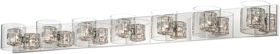 Possini Euro Design Wrapped Wire Modern Wall Light Polished Chrome Silver Hardwired 56