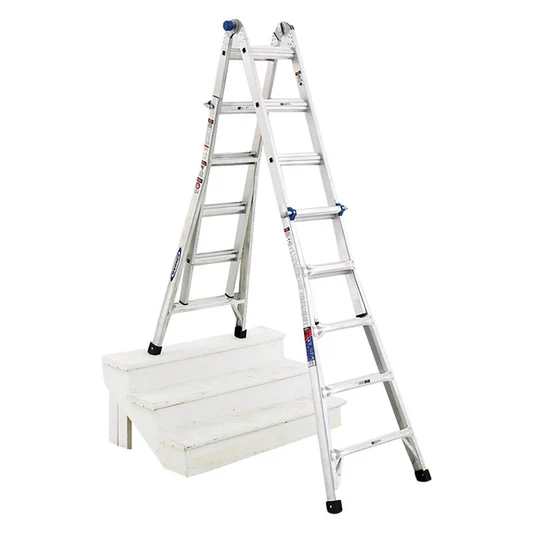 WERNER COWerner 22 ft. H Aluminum Yes Multi-Position Ladder Type IA 300 lb. capacity