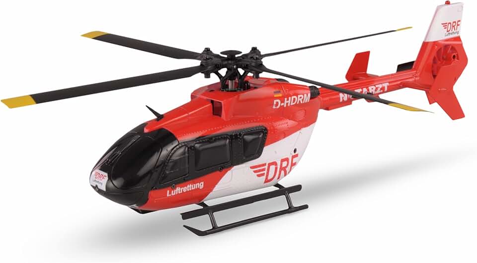 25327 AFX-135 DRF 4-Channel Helicopter 6G 2.4GHz RTF Red/White