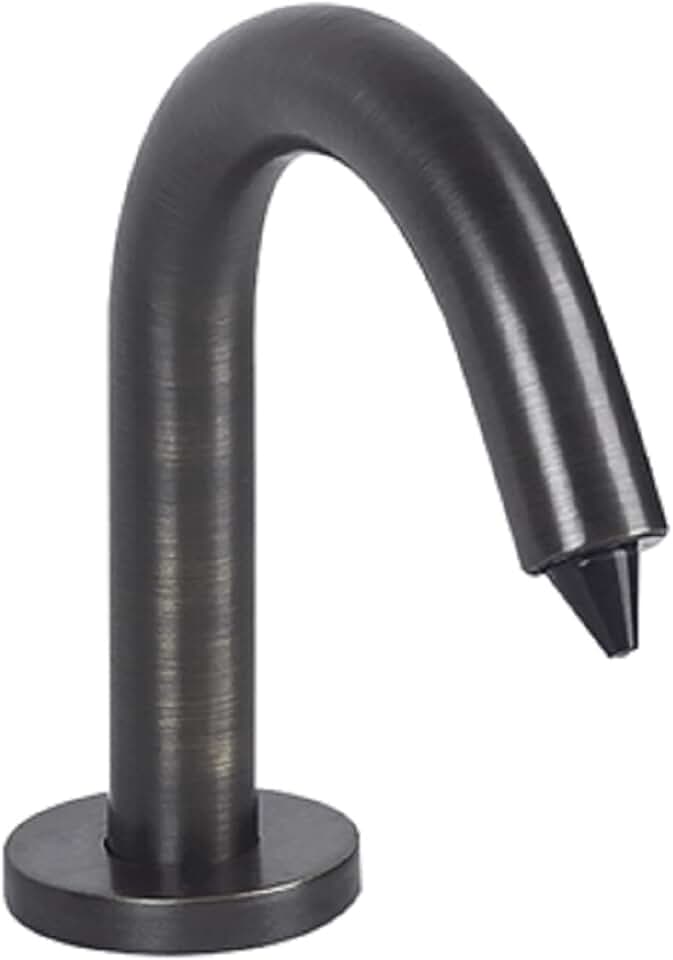 Valence Goose Neck Commercial Automatic Sensor Soap Dispenser - FS1137 Contemporary Style Deck Mount Solid Brass Sensor Soap Dispenser - Antique Bronze Finish