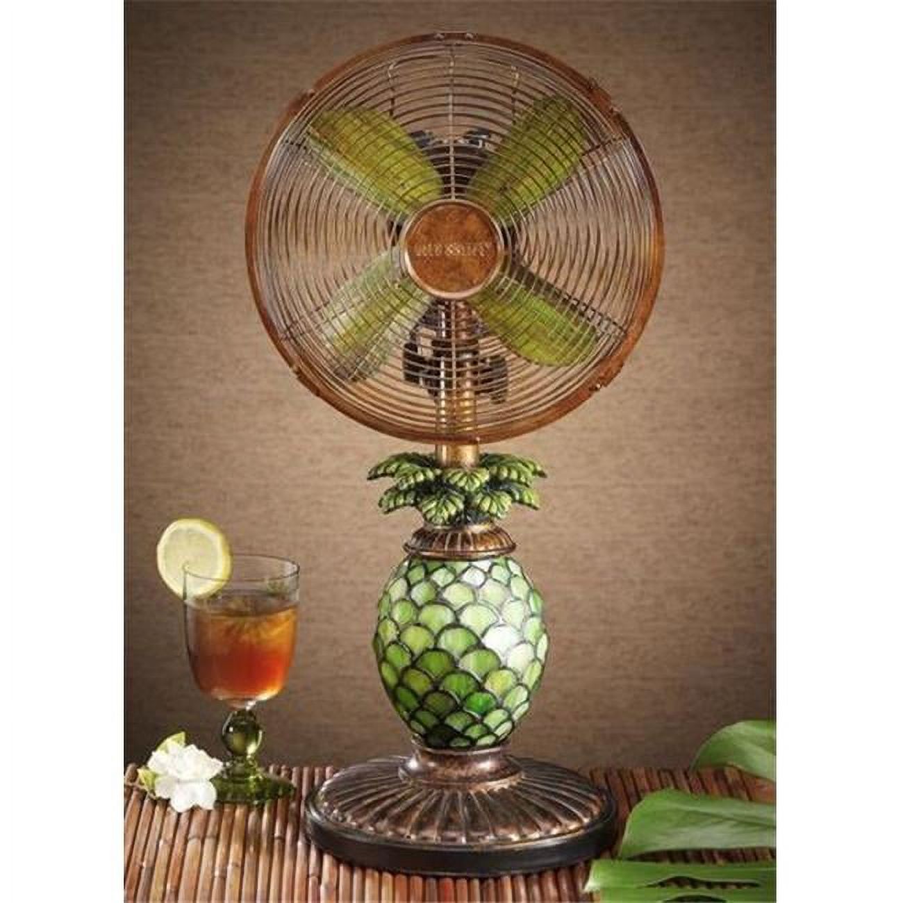 DecoBreeze Mosaic Glass - Pineapple Fan/Lamp