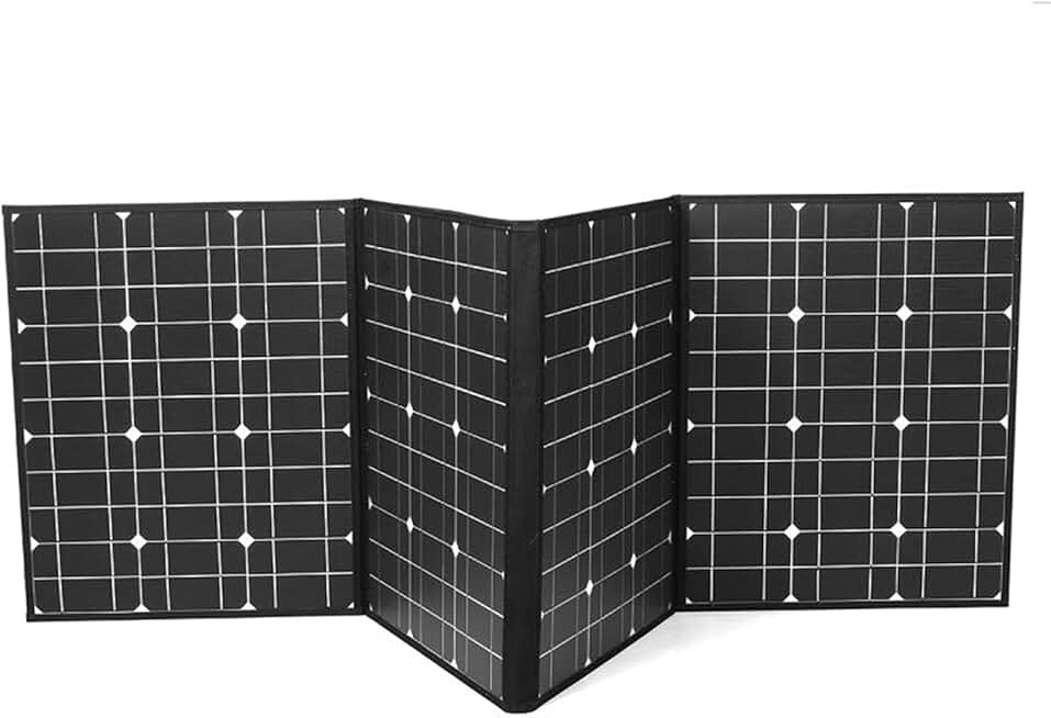AIZYR 18V 400W DC Foldable Solar Panel - Portable USB Solar Charger Kit Monocrystalline Solar Power System for Outdoor Camping RV Generators,10a