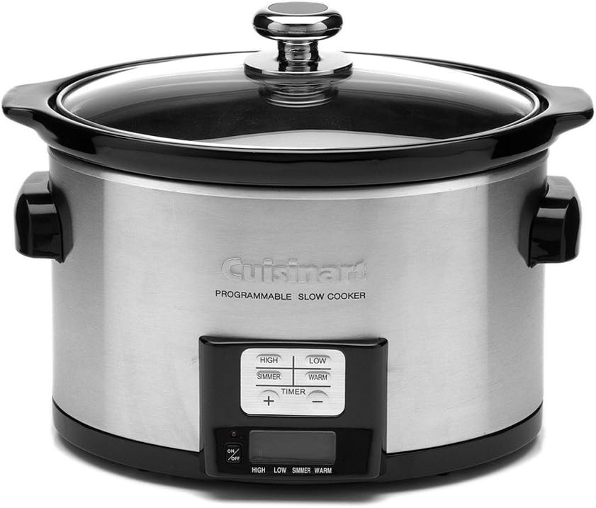 3.5Qt Programmable Slow Cooker, Multicolor