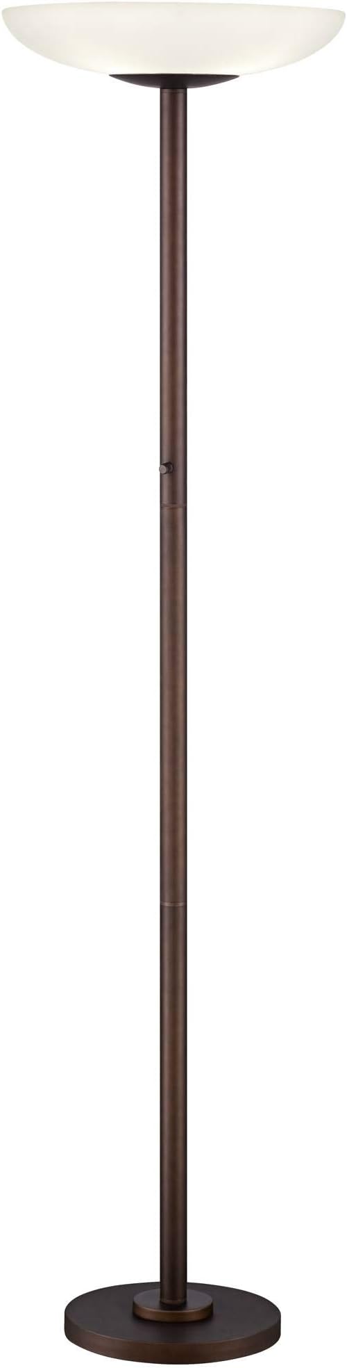 Possini Euro Design Meridian Light Blaster Modern Torchiere Floor Lamp 72