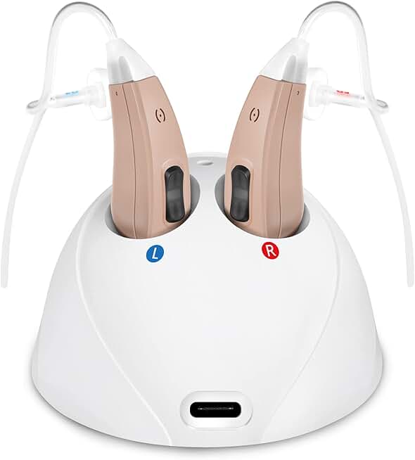 Tweak Enhance OTC Hearing Aids | Sophisticated Sound Solution | Premium Audio Performance with Rechargeable Batteries | Smart Phone App for Personal Programming (Pair)