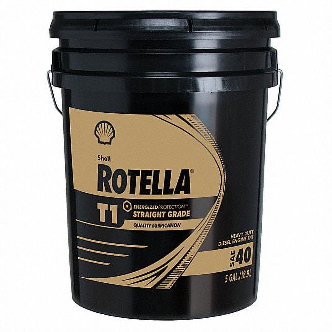 Shell Rotella T1 SAE 40 Motor Diesel Oil (5 Gallon Pail)