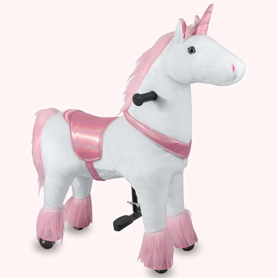 Unicorn Ride On Toy for Age 4 to 9 Kids