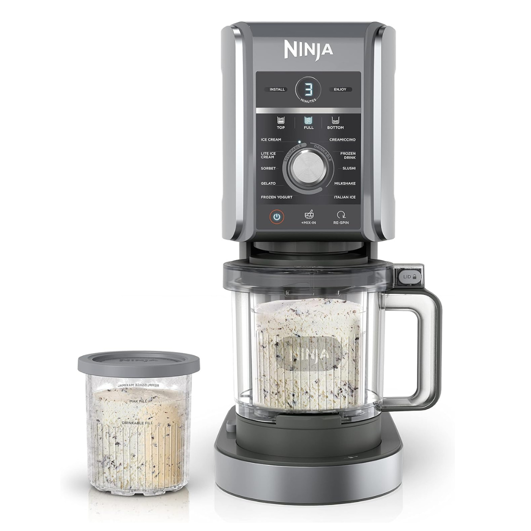 Ninja NC501 CREAMi Deluxe 11-in-1 Ice Cream   Frozen Treat Maker