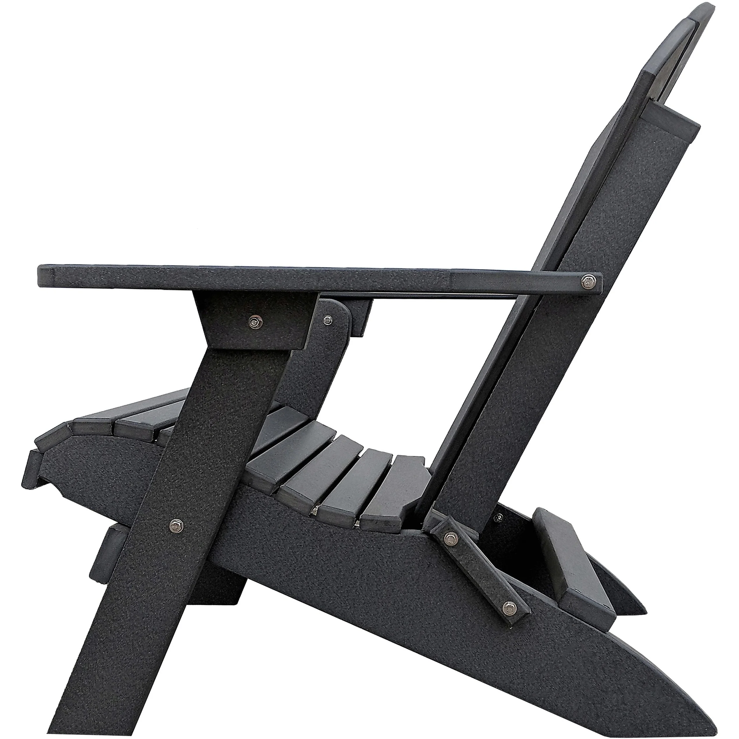 DuraWeather Poly King Size Folding Adirondack Chair