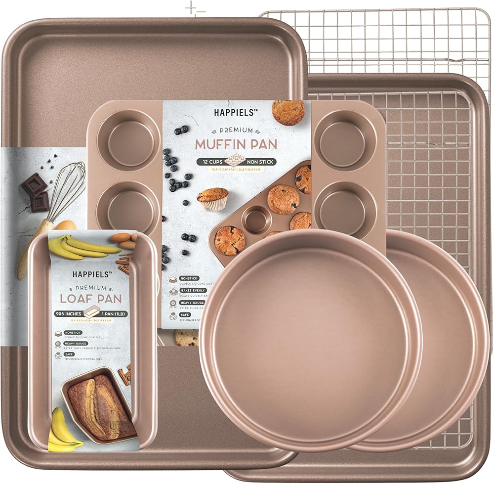 Baking Traditions 8-piece Baking Pans Set