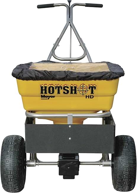 Hot Shot Professional Walk Behind Spreader - 100-Lb. Capacity, 1.8 Cu. Ft. Hopper, Model Number 38190