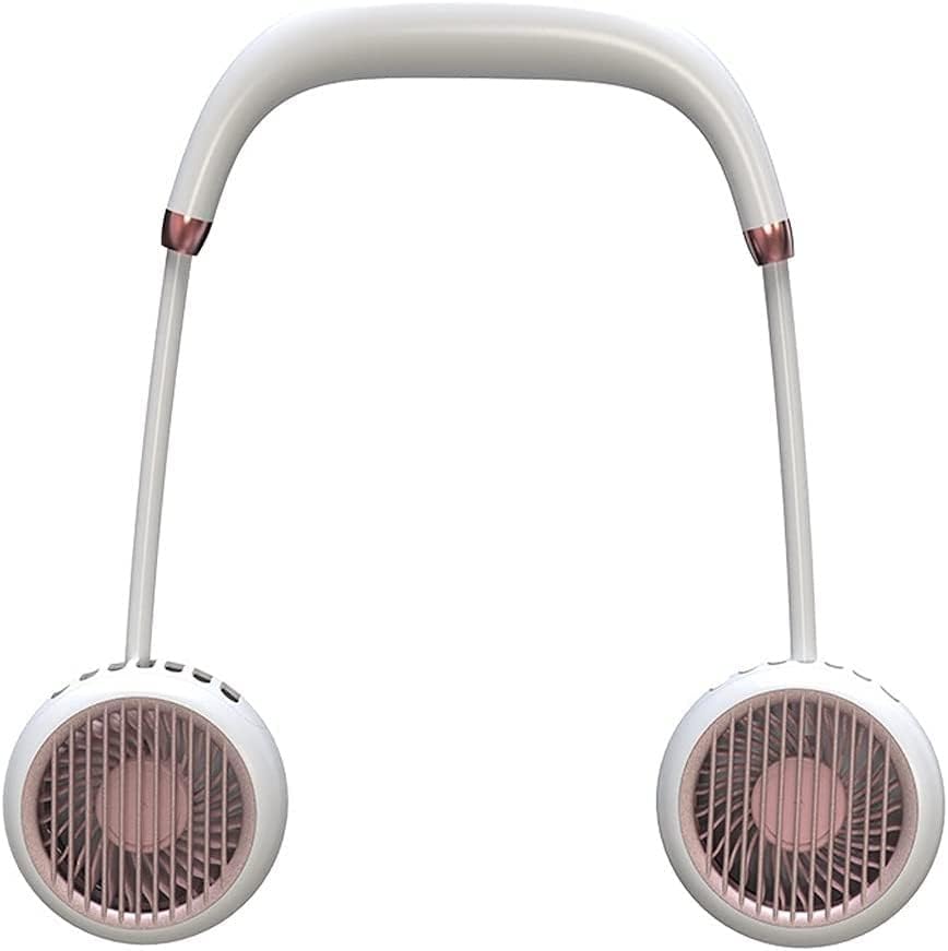 The New Neck Hung Fan Movement Lazy Portable Mini Neck Folding Fan USB Rechargeable Fan，Motion Mute
