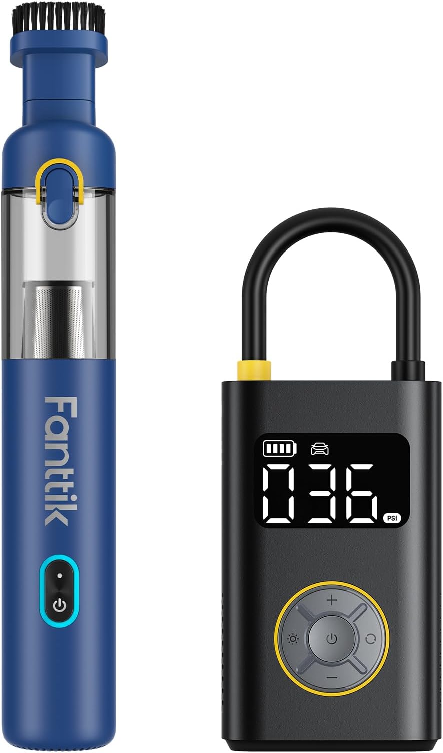 Fanttik V8 Mate Blue and X9 Pro