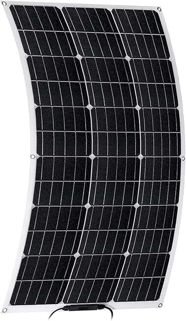 AIZYR ETFE Flexible Solar System Solar Panel Kit - 600W 18V Monoctrystalline Solar Panel Complete RV Car Battery Solar Charger