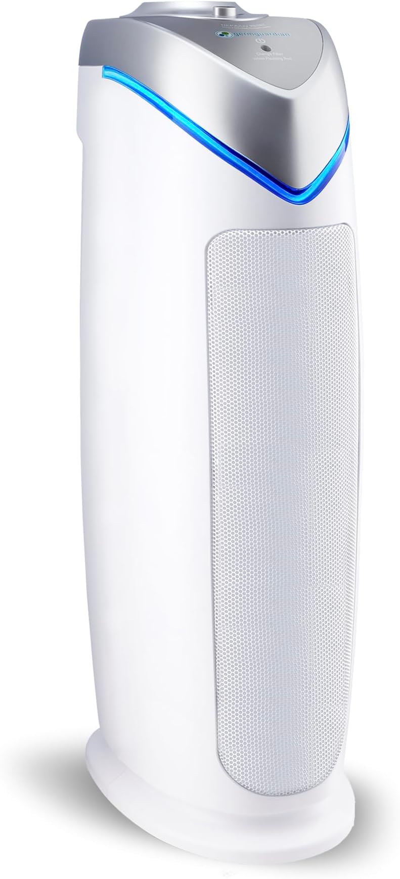 GermGuardian Air Purifier with HEPA 13 Filter, Removes 99.97% of Pollutants, Covers Large Room up to 743 Sq. Foot Room in 1 Hr, UV-C Light Helps Reduce Germs, Zero Ozone Verified, 22”, White, AC4825W