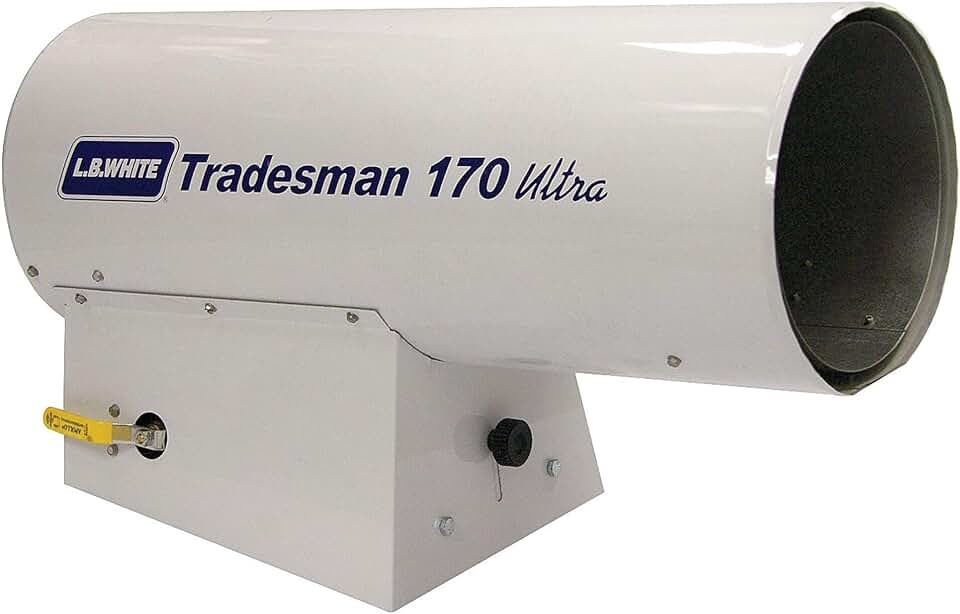 Forced Air Portable Gas Heater, Natural Gas, 125,000 to 155,000 BtuH