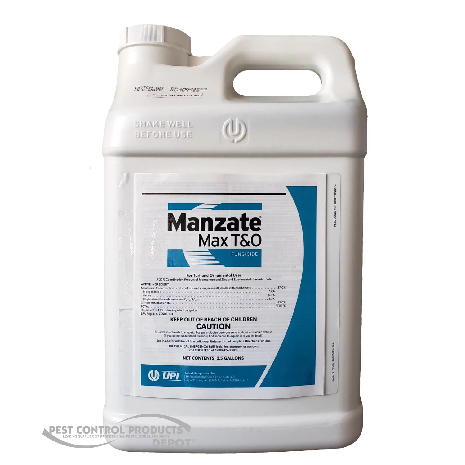 Manzate Max Fungicide 2.5 Gallon