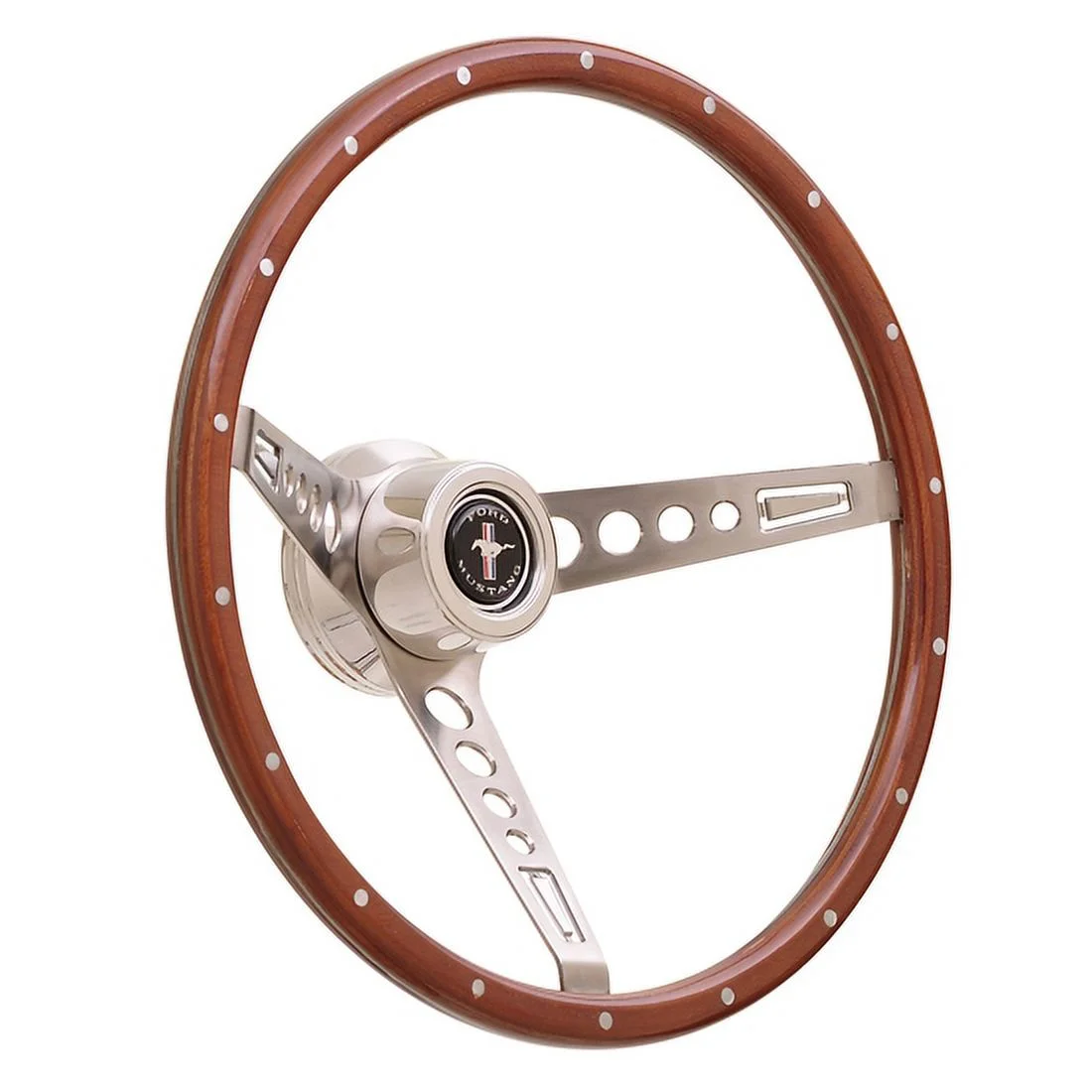 GT Performance 35-5457 GT Retro Wood Mustang Style Steering Wheel