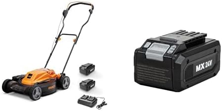 LawnMaster CLMF4819X 48V MAX* 19-inch Brushless Cordless Mower with 2X24V MAX* 4.0Ah Battery and a Dual Charger 6 Cutting Position