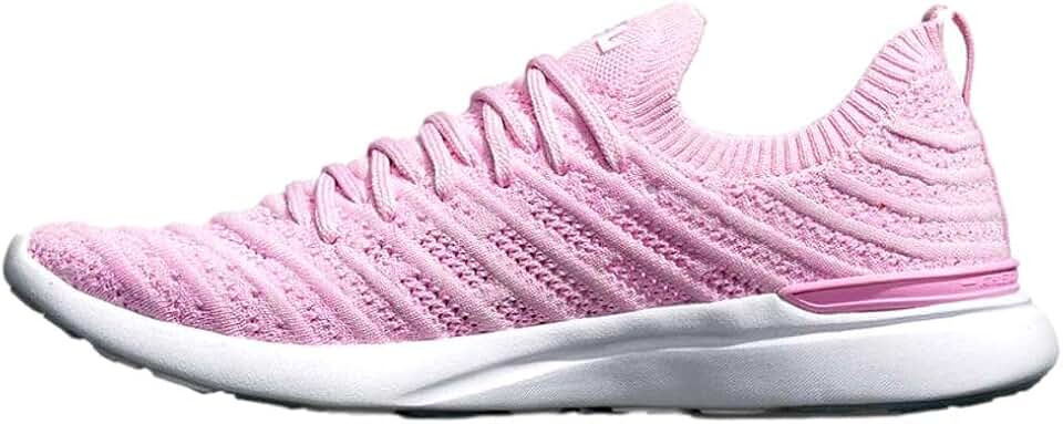 Athletic Propulsion Labs Women's Techloom Wave Shoe, Soft Pink/Bleached Pink/Melange, 8.5
