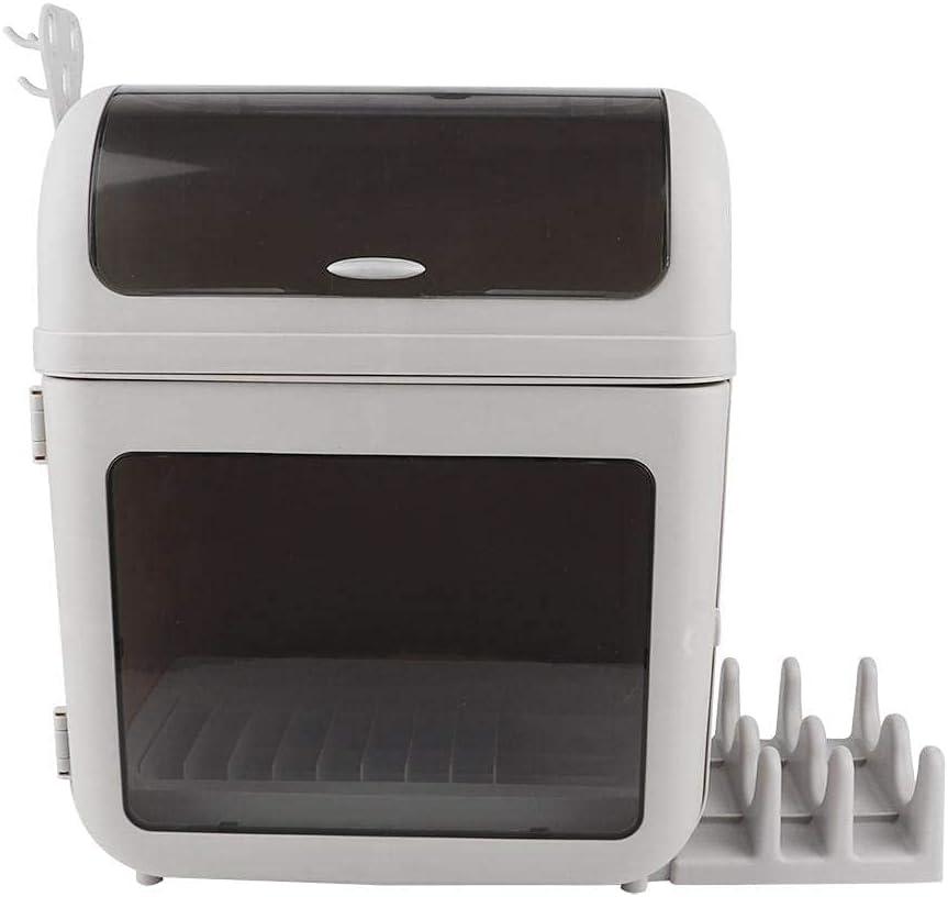 Dish Drying Rack,Space-Saving Multi-Functional Cutlery Holder Dish Drainer Utensil Organizer Dish Drying Rack Compatible with Household Kitchen Fast Restaurant Kitchen Drain Rack