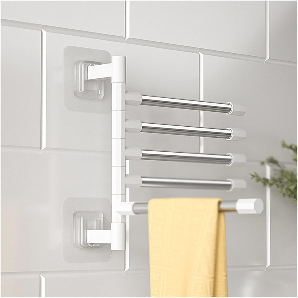 Bathroom Towel Rack Rotatable Towel Rack Kitchen Towel Rack(9.5cm)
