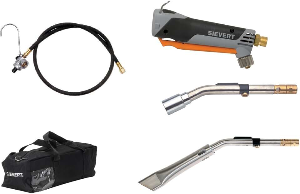 Sievert Industries URK-4 Ultimate Repair Kit, Handle, Burner, Hose and Regulator Assembly, Canvas Carrying Bag