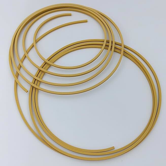 Replacement Tip Seal for Agilent IDP-15 Dry Scroll Pumps, Alternative tip Seal Replacement for Industrial & Lab Vacuum Pump Maintaining, Substitute for Dry Scroll Pump Repair, 1 Set (2pcs) Yellow