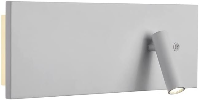 Nordic Style Led White Wall Sconces Aluminum Lights High-End Atmosphere Iron Wall Light Plug-In Salt Lamp Suitable for Bedroom, Corridor, Bar, Clighting Fixture Sconce Durable (Color : War/White Light