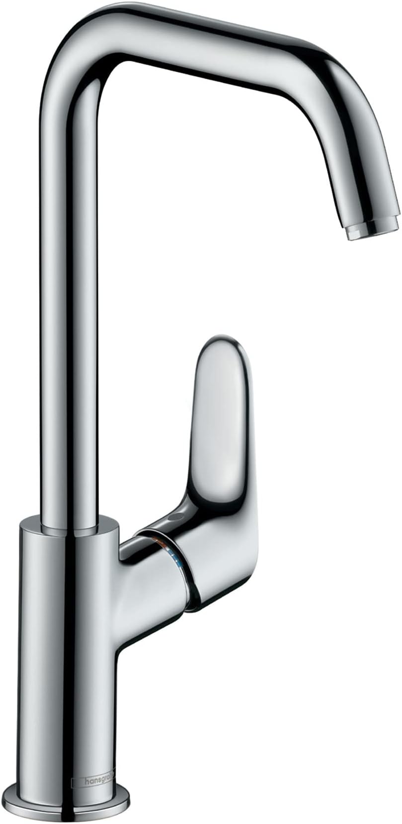 hansgrohe Focus Modern Timeless Easy Clean 1-Handle 1 12-inch Tall Bathroom Sink Faucet in Chrome, 31609001