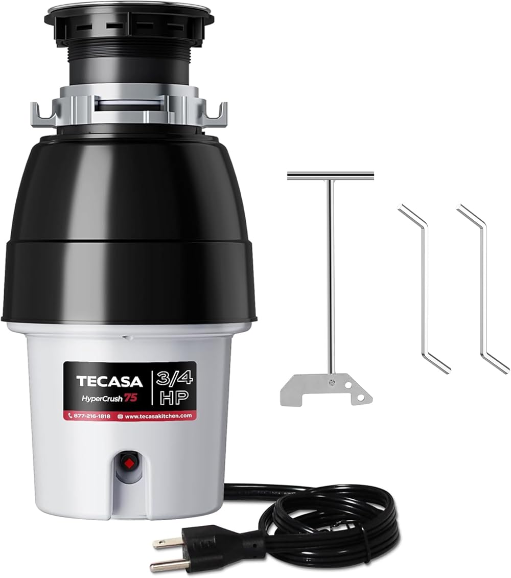 3/4 HP Garbage Disposals with Garbage Disposal Wrench