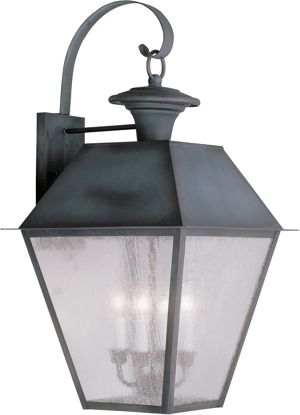 2172-61 Mansfield 4-Light Outdoor Wall Lantern, Charcoal