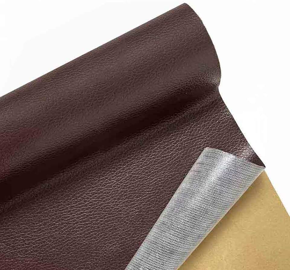 Dark Brown Self-Adhesive Leather Repair Tape/Patch for Couch Furniture Sofas Car Seats, Advanced PU Vinyl Leather Repair Kit (Dark Brown 39x1000 inch)