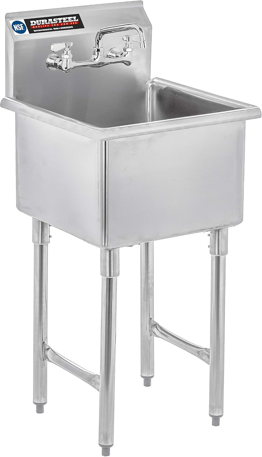 DuraSteel Stainless Steel Utility Sink - 18