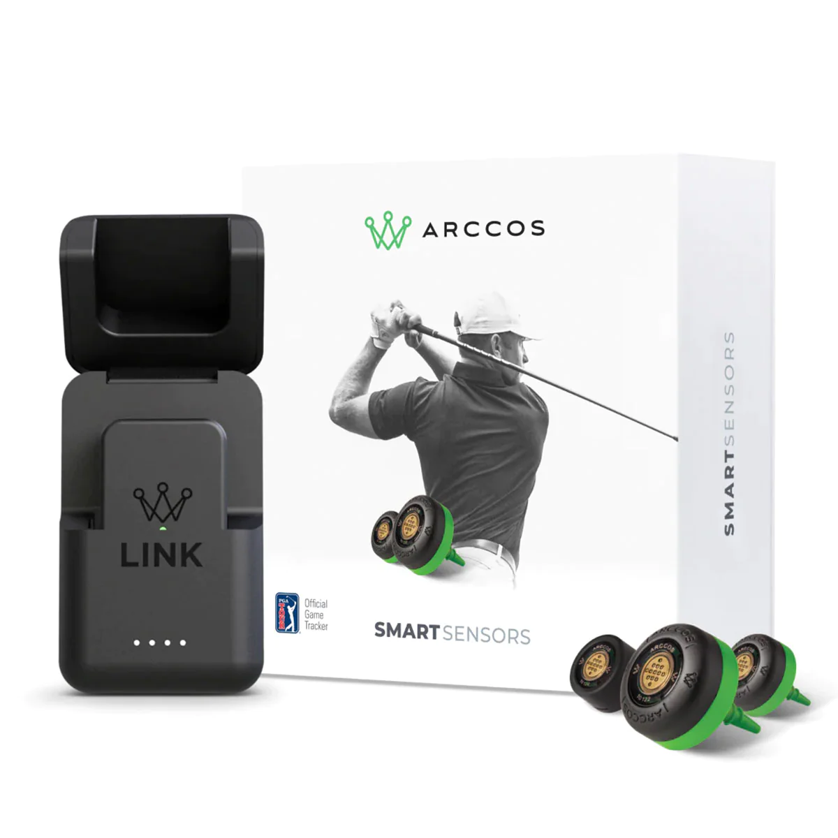 Arccos Starter Bundle (Gen 3+ Smart Sensors and Arccos Link Pro)