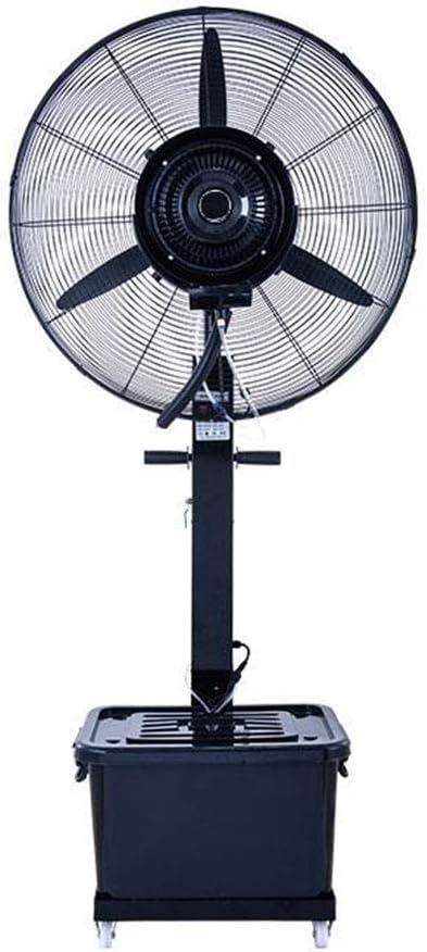 Spray Floor Fan 3rd Gear Air Conditioning Cooling Fan Industrial Shaking Head Commercial Cooling Conditioner Home Appliances 42L Water Tank (Fixed, 800MM)