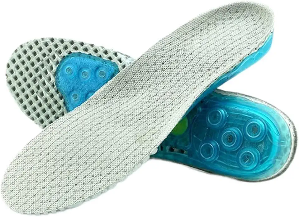 CSCDD Insoles for Feet Arch Support Padded Super Shock-Absorbant Sports Insole for Shoes Pain Relieve Shoe Insoles(Small)