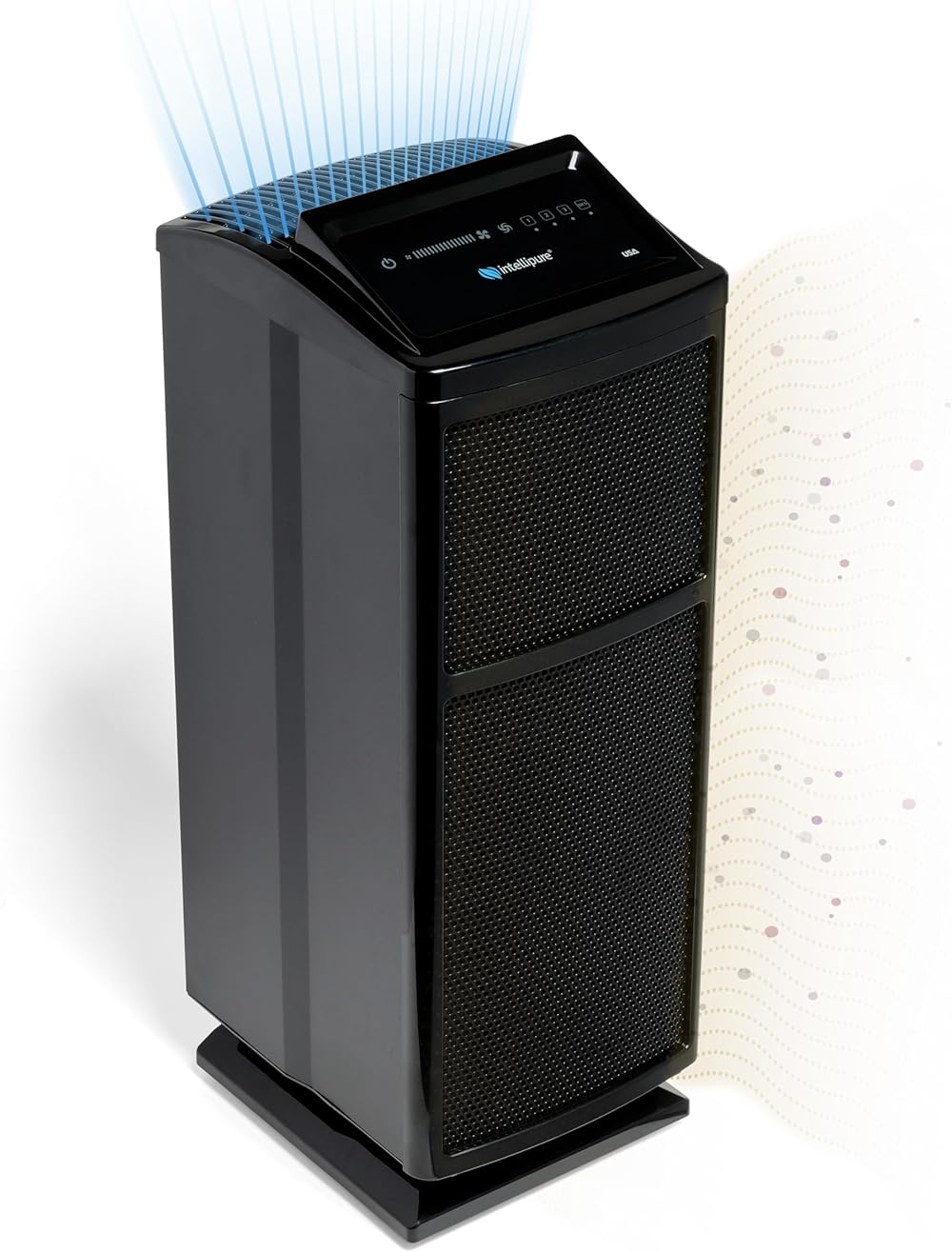 Ultrafine 468 Air Purifier - Black | Ideal for Medium or Large Spaces Up to 1,200 Square Feet