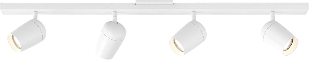 Astro Koto Four Bar Dimmable Indoor Spotlight (Matt White) - Dry Rated - GU10 Lamp, Designed in Britain - 1478027-3 Years Guarantee