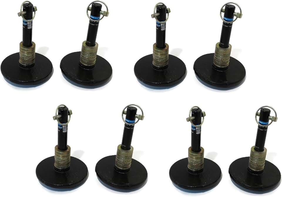 (8) Universal SNOW PLOW SHOES / SKID / FOOT Assemblies Snowplow / Snowblade