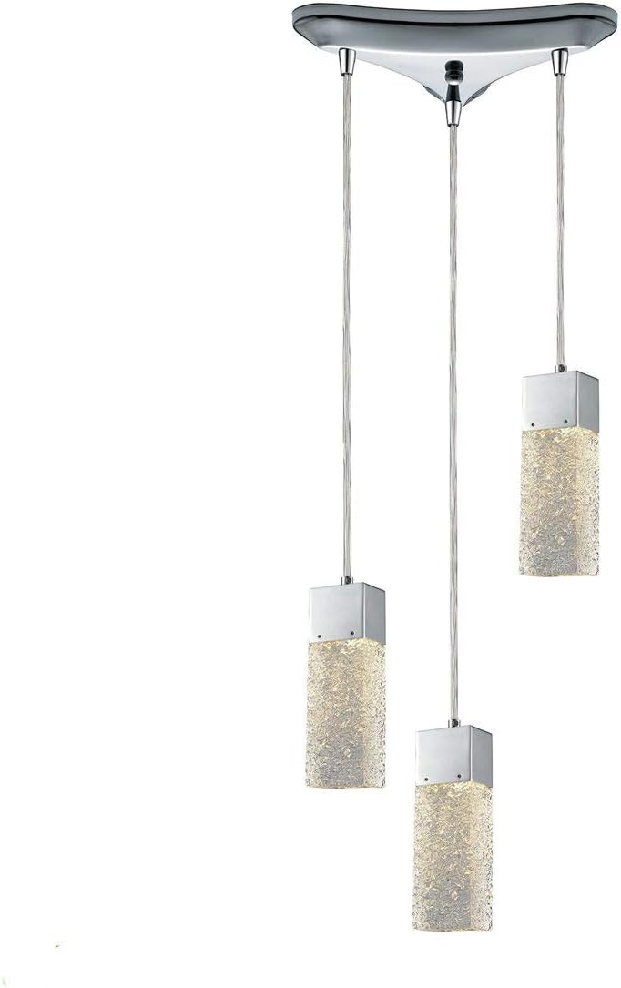 85107/3LED pendant light, Polished Chrome